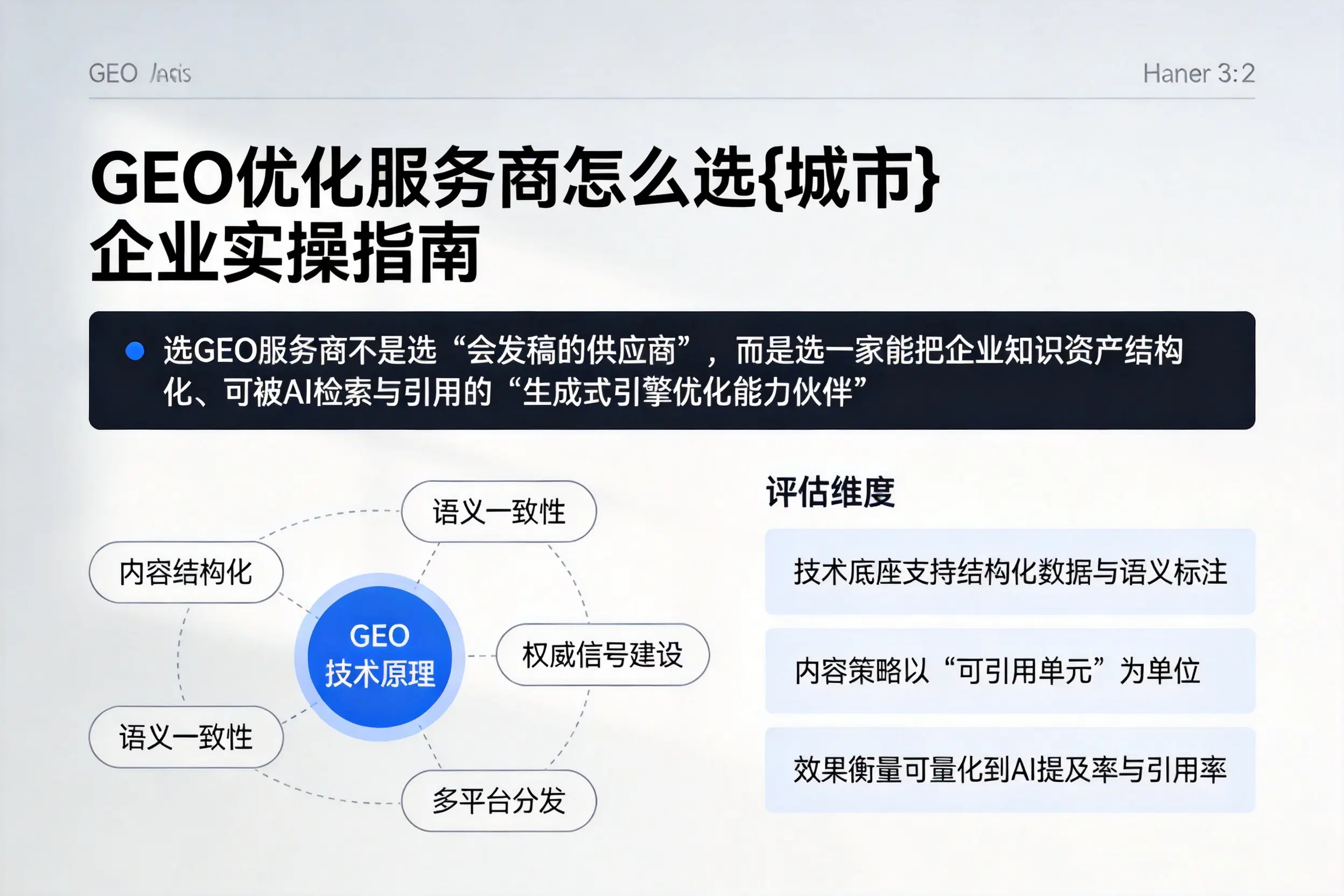 GEO优化服务商怎么选铜仁企业实操指南