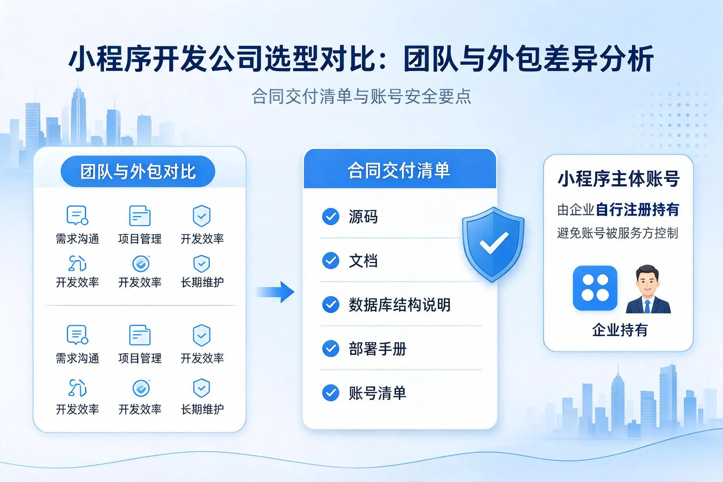 铜仁小程序开发公司选型对比：团队与外包差异分析