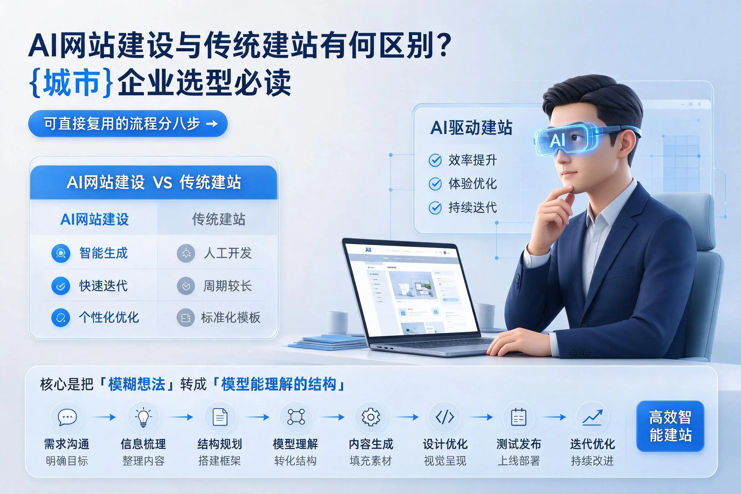 AI网站建设与传统建站有何区别?铜仁企业选型必读