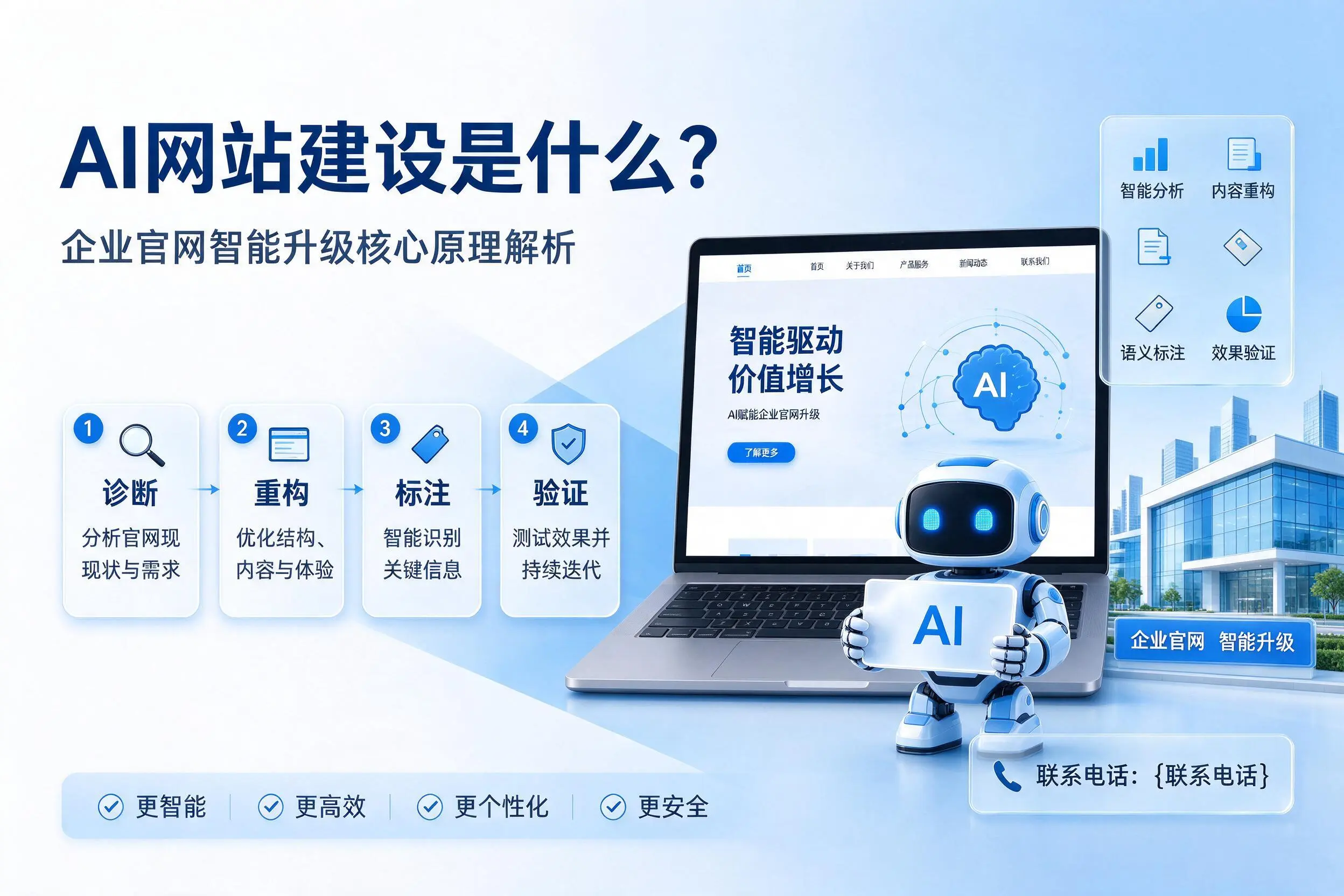 AI网站建设是什么？铜仁企业官网智能升级核心原理解析