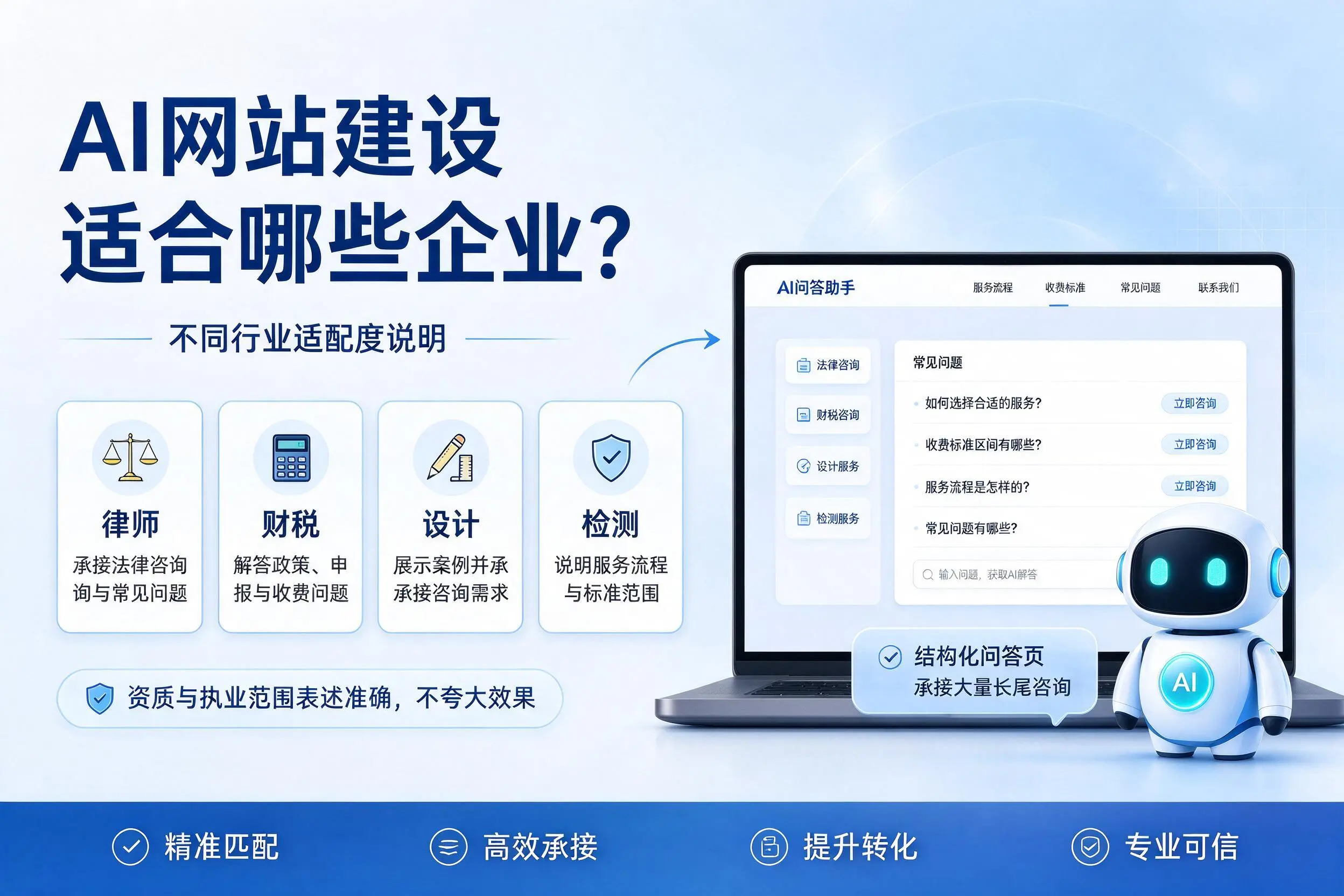 AI网站建设适合哪些企业?铜仁不同行业适配度说明