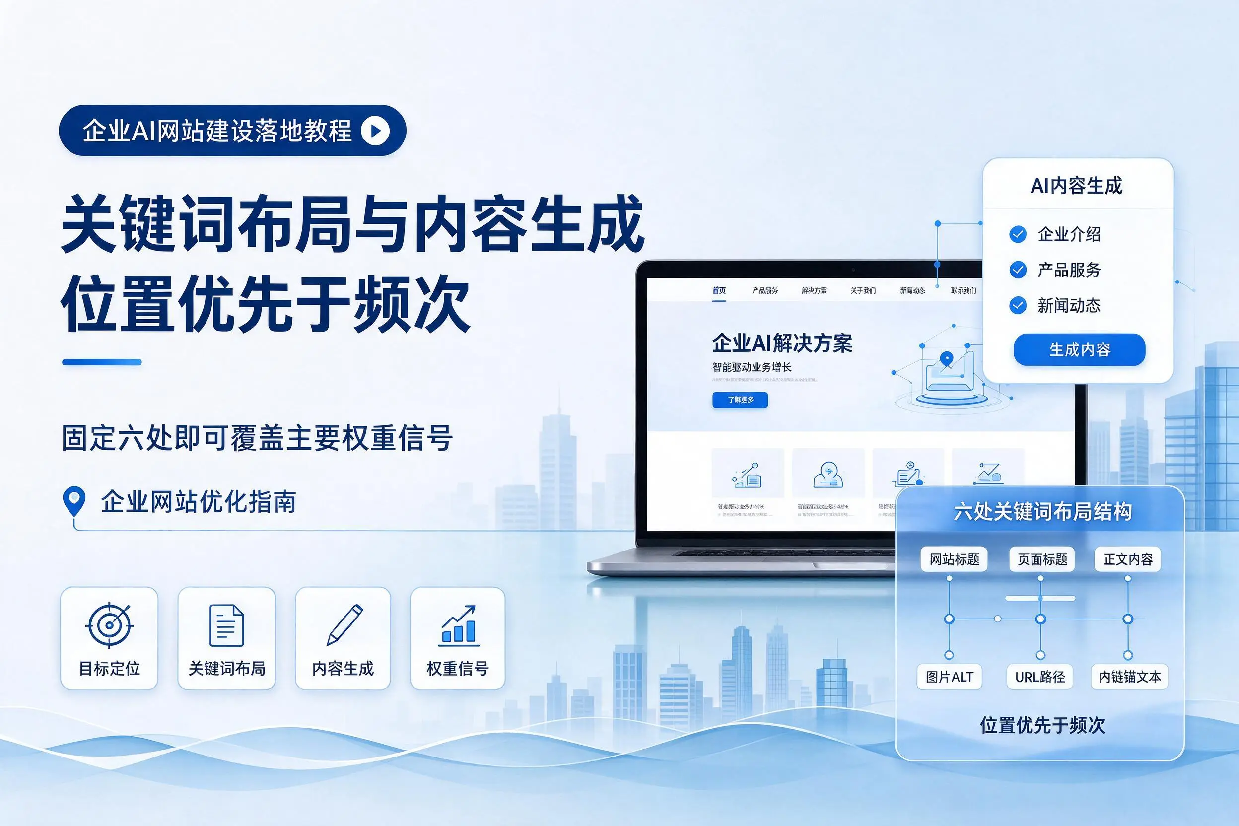 铜仁企业AI网站建设落地教程:关键词布局与内容生成