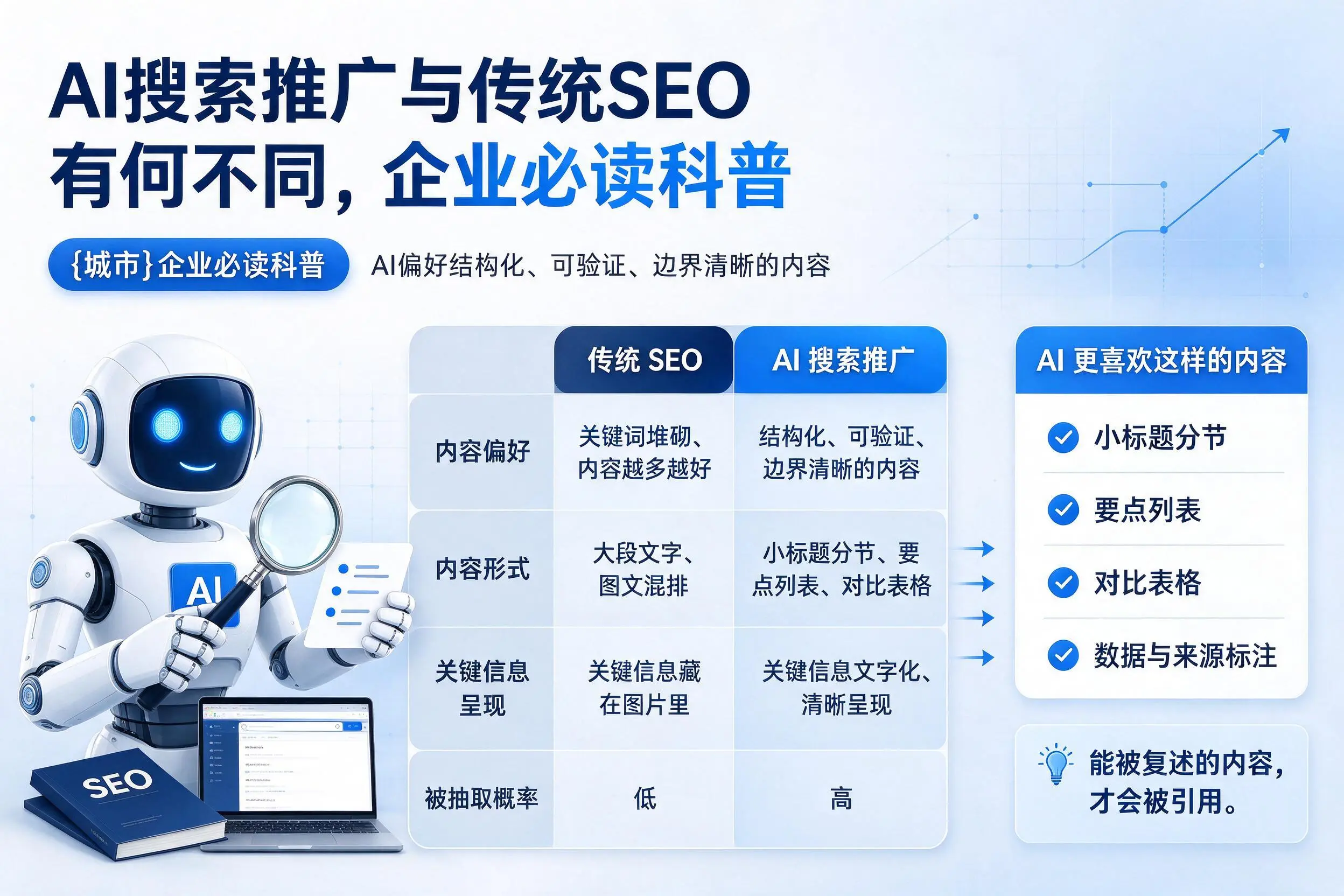 AI搜索推广与传统SEO有何不同，铜仁企业必读科普